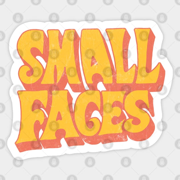 Small Faces / 60s Retro Fan Design Sticker by DankFutura